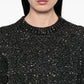 Golden Goose wool blend cropped sweater with all-over sequins