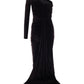 Balenciaga Long asymmetrical one-shoulder dress