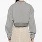 Alexander McQueen Crop sweatshirt with logo