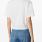 Versace Versace logo-embroidered T-shirt in white