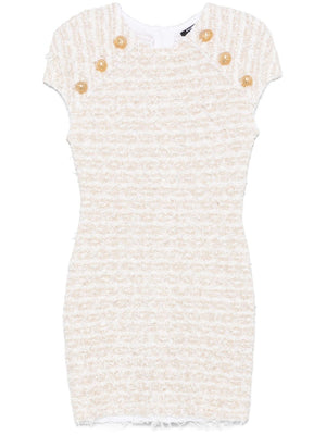 Balmain Balmain short tweed dress
