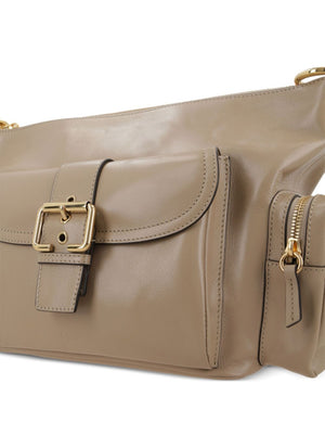 Chloé Camera Leather Tote Bag Light Brown