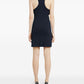 Courreges Pre Courreges Pre Courrèges 90's mini dress back view sleeveless navy fitted vintage designer mini dress