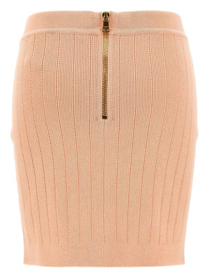 Balmain Balmain knitted mini skirt