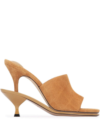 JACQUEMUS Jacquemus The Doubles 100mm Mules