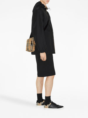 Burberry Burberry Leather, suede and check sneakers