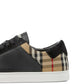 Burberry Burberry Leather, suede and check sneakers