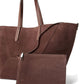 Brunello Cucinelli Brunello Cucinelli BC Duo bag in suede with monili