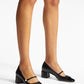 Jimmy Choo Jimmy Choo Elisa 45 Nappa and Patent Leather Pumps