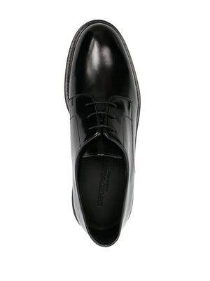 EMPORIO ARMANI EXCLUSIVE EMPORIO ARMANI EXCLUSIVE Derby shoes in buffed leather