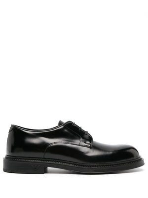 EMPORIO ARMANI EXCLUSIVE EMPORIO ARMANI EXCLUSIVE Derby shoes in buffed leather