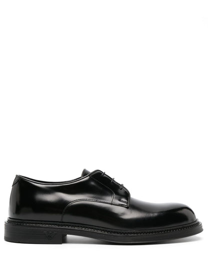 EMPORIO ARMANI EXCLUSIVE EMPORIO ARMANI EXCLUSIVE Derby shoes in buffed leather