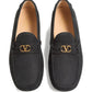 Valentino Garavani Valentino Garavani Fastaway Driver Moccasin In Deer Suede