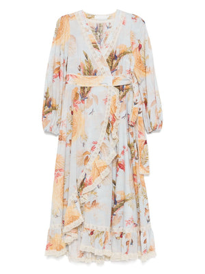 Zimmermann Zimmermann Ascension Ruffled Midi Dress