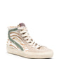 Golden Goose Golden Goose Slide in zebra-print pony skin with laminated leather flash
