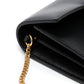 Balmain B-Buzz Logo-Plaque Leather Crossbody Bag Black