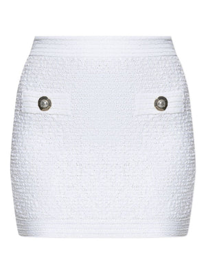 Balmain Balmain Tweed Mini Skirt