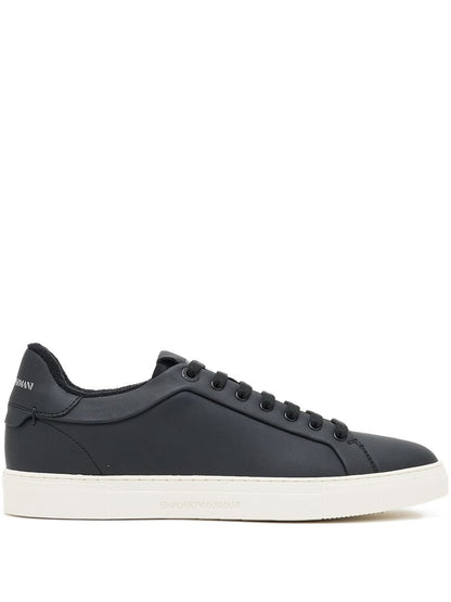 EMPORIO ARMANI EXCLUSIVE EMPORIO ARMANI EXCLUSIVE Soft leather sneakers