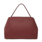 Brown handbag on a white background