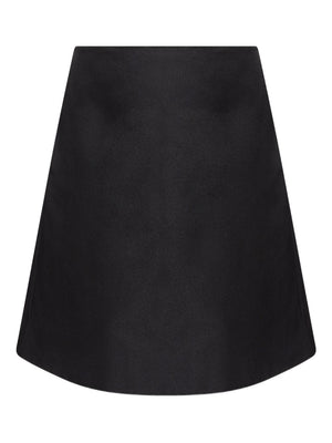 Alexander Mcqueen Alexander McQueen Satin A-line skirt