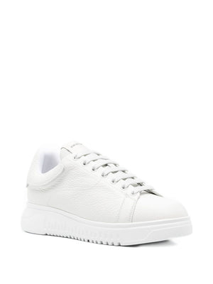 EMPORIO ARMANI EXCLUSIVE EMPORIO ARMANI EXCLUSIVE Padded-tongue leather sneakers