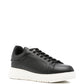 EMPORIO ARMANI EXCLUSIVE EMPORIO ARMANI EXCLUSIVE Textured leather sneakers