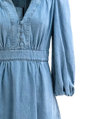 Zimmermann Zimmermann Lucky Denim Midi Dress