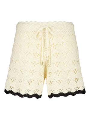 Zimmermann Zimmermann Rhiannon Crochet Shorts
