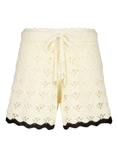 Zimmermann Zimmermann Rhiannon Crochet Shorts