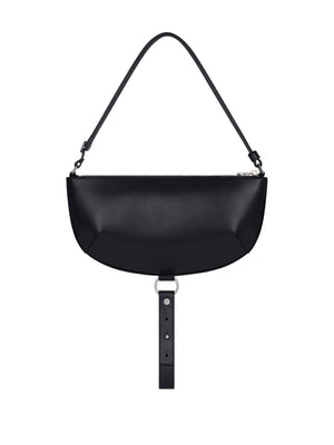 Courreges Pre Courreges Pre half-moon leather shoulder bag