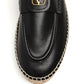 Valentino Garavani Valentino Garavani Vlogo Signature Calfskin Moccasin