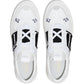 Valentino Garavani Valentino Garavani VL7N Low-Top Sneaker In Calfskin, Mesh Fabric And Ribbons