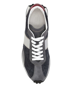 Tod'S Tod's Vintage T-Sneakers in Suede and Technical Fabric