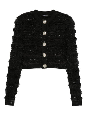 Balmain Balmain Sequin-embellished cardigan