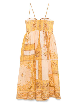 Zimmermann Zimmermann Lucky Corset Midi Dress