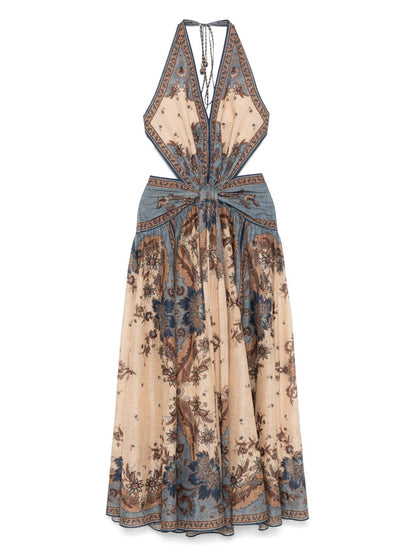 Zimmermann Zimmermann Ascension long cotton dress with print