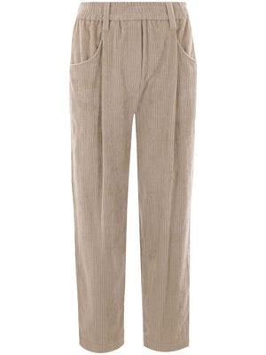 Brunello Cucinelli Brunello Cucinelli Straight-leg corduroy trousers