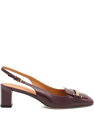 Tod'S Tod's Barretta 40 leather slingback pumps