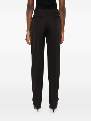 Alexander Mcqueen Alexander McQueen Pressed-crease tailored trousers