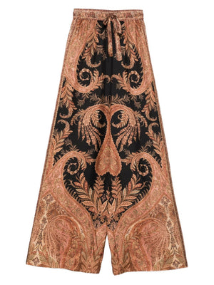 Zimmermann Zimmermann Paisley-print drawstring trousers