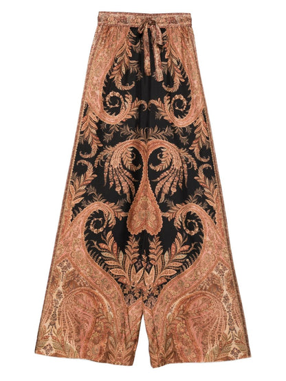 Zimmermann Zimmermann Paisley-print drawstring trousers
