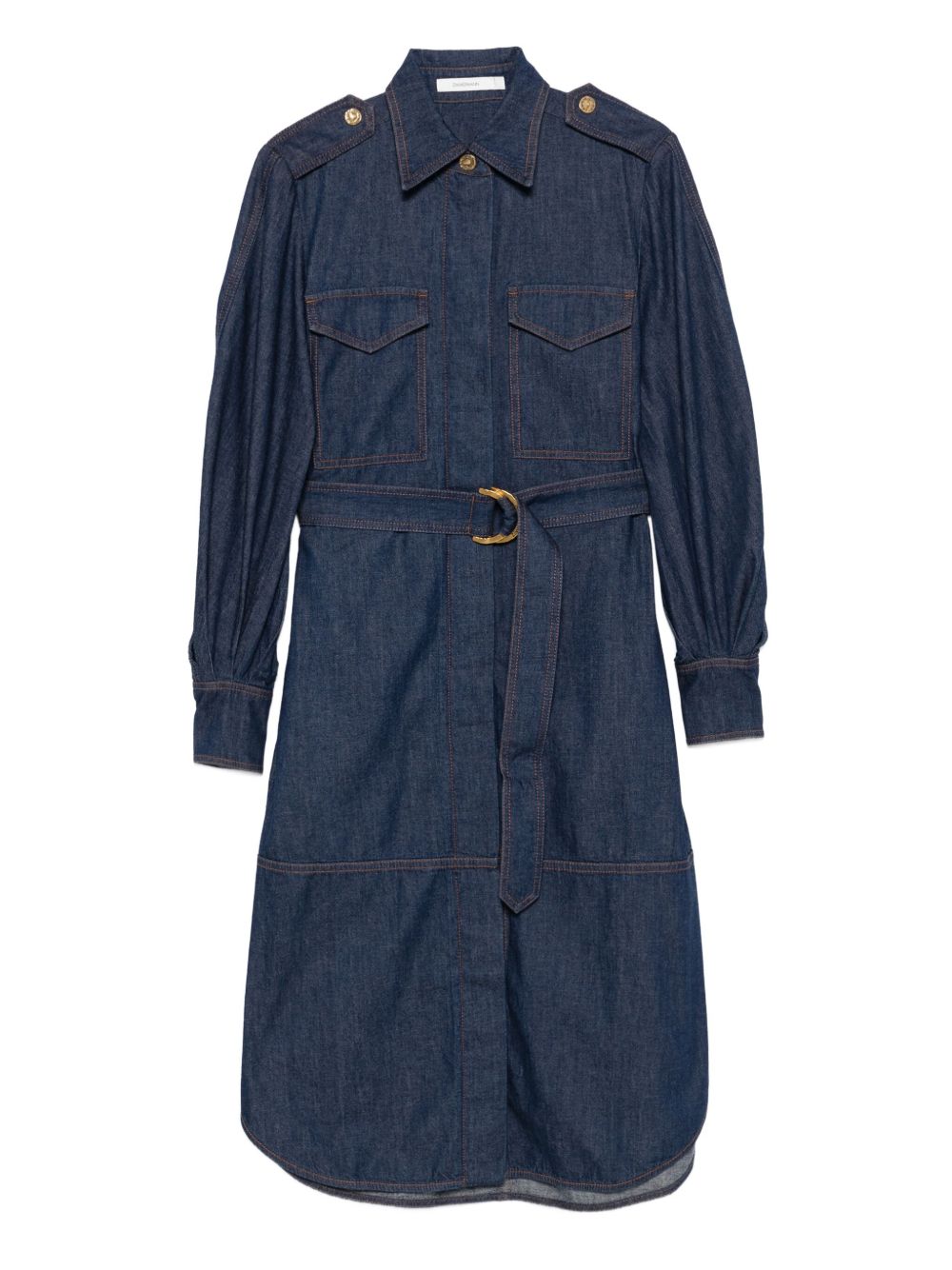 Zimmermann Zimmermann Belted denim shirt dress