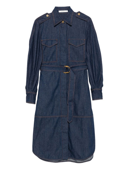 Zimmermann Zimmermann Belted denim shirt dress