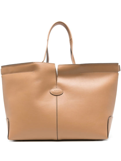 Tod'S Tod's Di Bag Folio in Leather Medium-Small