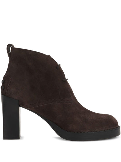 Tod'S Tod's Suede lace-up ankle boots