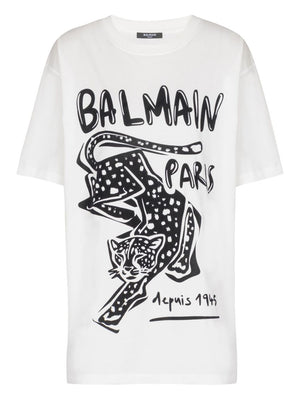Balmain Balmain T-shirts and Polos White