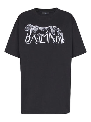 Balmain Balmain T-shirts and Polos Black