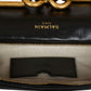 Balmain Sync Medium Leather Shoulder Bag Black