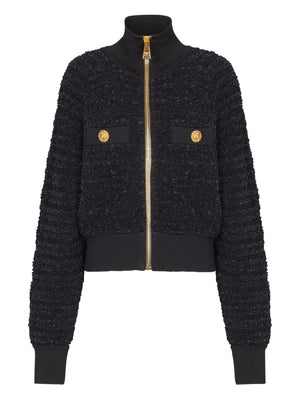 Balmain Balmain Tweed bomber jacket