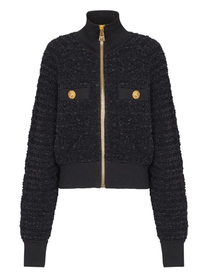 Balmain Balmain Tweed bomber jacket